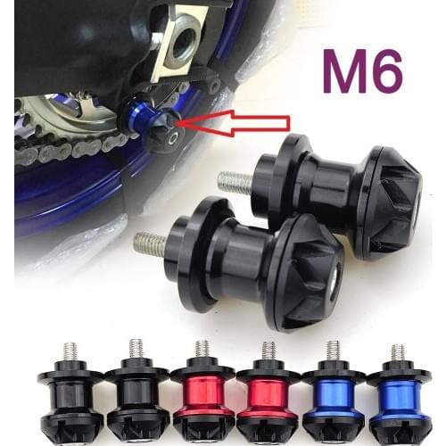 Motorcycle refit parts CNC Swingarm Spools 6mm Sliders Stand Screws M6 For YAMAHA YZF R1/S/M R6 R25 R3 MT25 MT03 FZ1 FZ6 N/S/R