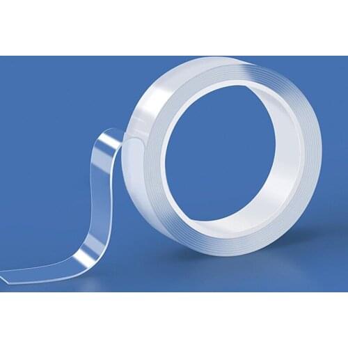 Double-Sided Tape Nano Tape Transparent Non-Marking Reusable Waterproof Tape Can Be Washed Household