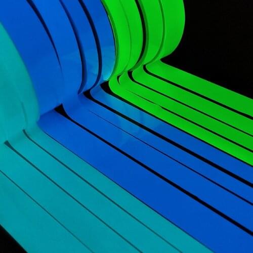 3M Fluorescent Tape Luminous Glow In The Dark Self Adhesive Stipe Stciker DIY Home Decoration Warning Tapes Wall Stickers Decals