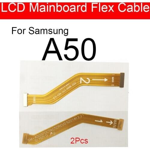 Main Motherboard Mainboard LCD Flex Cable For Samsung Galaxy A50 SM-A505FD Main Board Flex Ribbon Cable Repair Replacement Parts