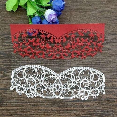 Lace edge window door Metal Dies Scrapbooking Metal Cutting Dies Craft Stamps die Cut Embossing Card Make Stencil Frame