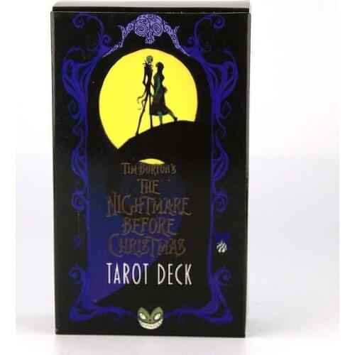 The Nightmare Before Christ mas Tarot Deck and Guidebook 78 Cards Deck and Card Game Board Game Divination Tell The Future Toy