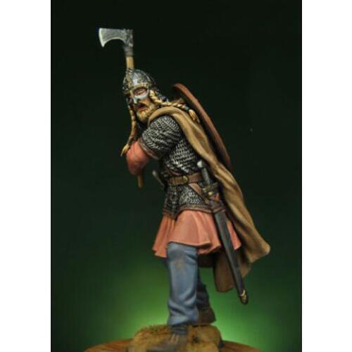 New Unassembled 1/24 75mm Viking Chieftain Army soldier 75mm Resin Kit DIY Toys Unpainted resin model