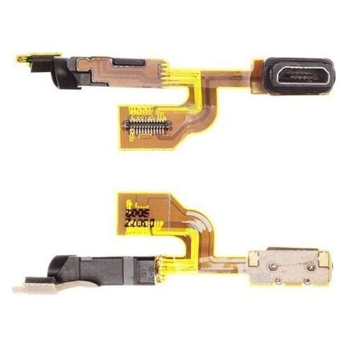 Original For Nokia Lumia 925 USB Charging Port Ribbon Flex Mic with Earphone Jack Flex Cable Lumia 925 Dock Connector