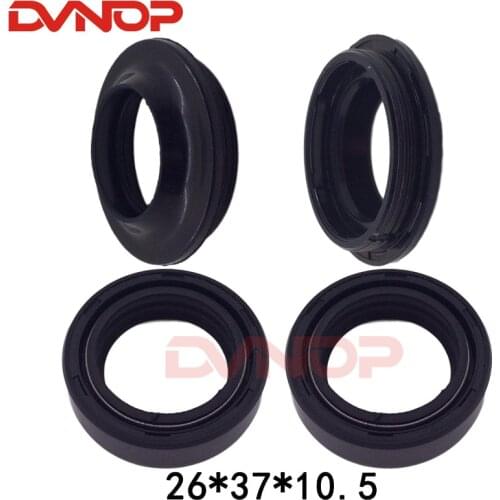 26*37*10.5 Motorcycle Part Front Fork Damper Oil and Dust Seal For Yamaha MX80 PW80 TTR90 TTR90E YZ50 YZ60 MX80 PW80 TTR90 DY100
