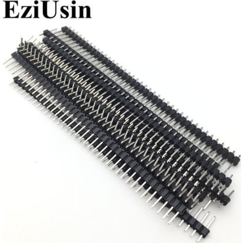 Single Female Male Pin Header Case For Arduino 1x40 Row Straight Connector Strip 2.54mm Connectors 40 Pins Header Board Modules