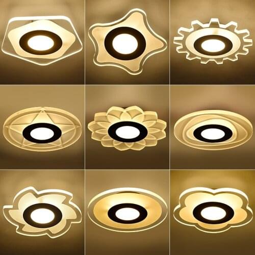 Modern LED Ultra-thin Acrylic Ceiling Lights Minimalism Home Corridor Bedroom Lamps Living Room Decor Lighting Kitchen Fixtures
