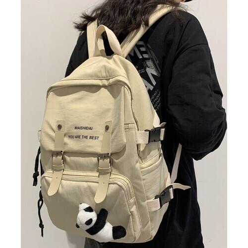 Student Girl Travel Backpack Waterproof Cute Nylon School Bag Laptop Kawaii Ladies Backpack Women Fashion Book Bag Female Luxury