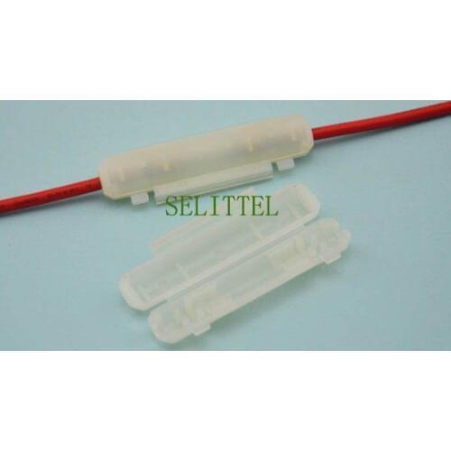 Inline Fuse Holder SL-706A for 6.35x30mm/6.35x31.75mm 10A250V ROHS (Fuse Not-included)