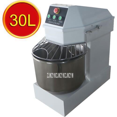 1PC 30L Capacity Electric Mixer Double Speed Dough Food Mixer Shortener Flour Mixer Stainless Steel Kneading Dough Machine HS30A