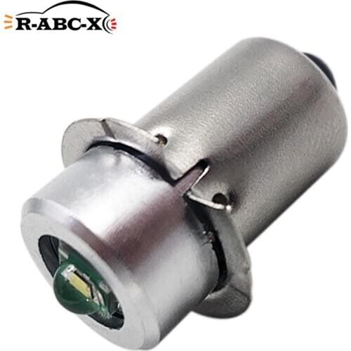 1 pcs upgraded c'ree chip Flashlight touch light work lamp P13.5S 3V 6V 4.5V 2-4 cells replace bulb for Maglite