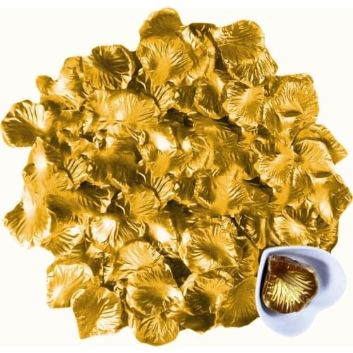 100PCS 5*5CM Silk Rose Petal for Wedding Decoration Romantic Artificial Rose Flower Wedding Accessories For Walkway Carpet Table