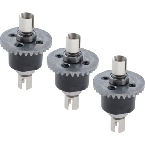 3Pcs RC Car Differential Diff Gear Set For WLtoys 144001 1:14 RC Car Truck