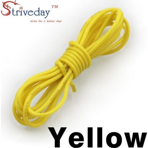 5 Meter 10AWG Flexible Silicone Wire RC Cable 1050/0.08TS Outer Diameter 5.5mm 5.3mm Square Model Airplane Wire Electrical Wires