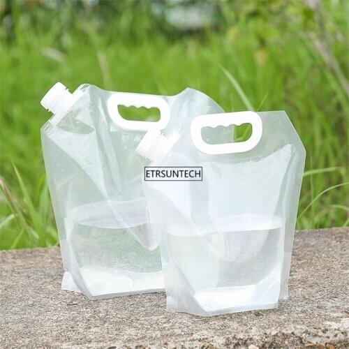 50pcs Disposable Liquid Clear Travel Drinking Water Hand Bag Lotion Packaging Bag With Spout Sealed Hight Capacity Bag