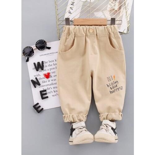 Children Pants reflective stripe Kids Spring Autumn Clothes Girls Trousers Letters Baby Boys Pants Toddler Pants Ribbed Pants