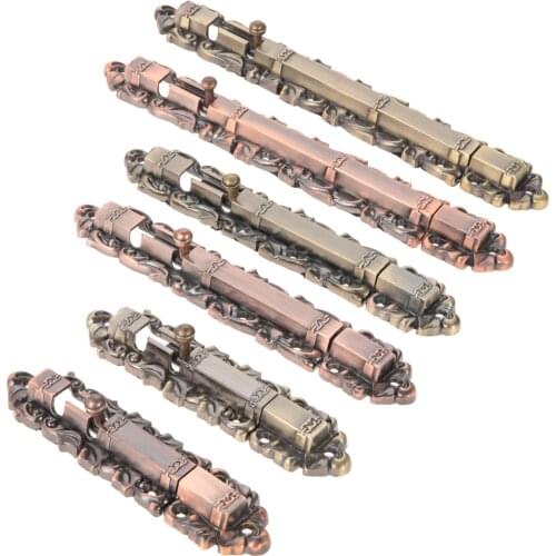 Door Bolt w/screw Antique Bronze/Red Copper Gate Latch Alloy Classical European Vintage Decor Wood/Metal Doors Window 150-250mm