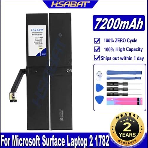 HSABAT DYNK01 DYNK01-W 7200mAh Laptop Battery for Microsoft Surface Laptop 1782 DYNK01 DYNK01-W Batteries