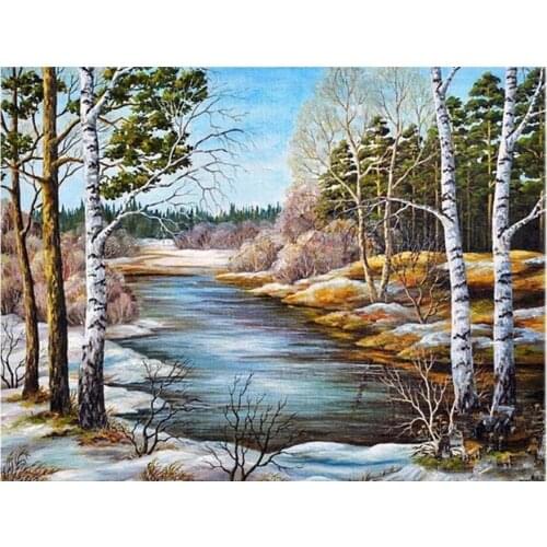 Diamond Painting Spring Is Coming Diamond Embroidery 5D Square Diamond Mosaic Cross Stitch Picutre Of Rhinestones Christmas Gift