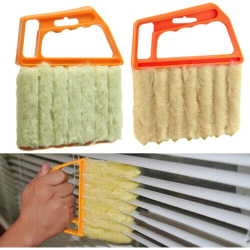 Microfiber Venetian Blind Blade Cleaner Window Dust Collector Air Conditioner Dust Cleaning Brush Household Cleaning Tool