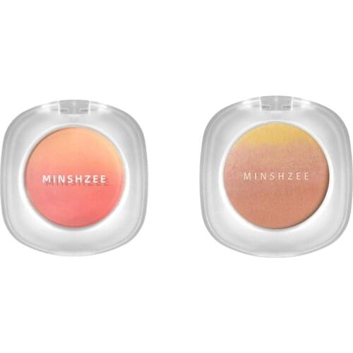 MINSHZEE Face Mineral Pigment Blusher Blush Powder Brozer Cosmestics Professional Palette Blush Contour Shadow