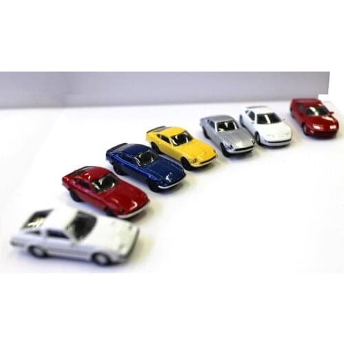 1/100 Alloy Car Model Fairlady Lady Z Series Sports Car Scene Decoration Adult Collection Toy