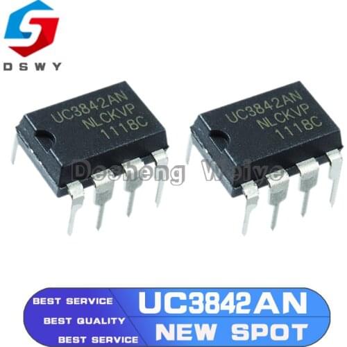 10PCS UC3842AN DIP8 UC3842BN 3842AN DIP 3842 UC3842 DIP-8 New and Original IC Chipset