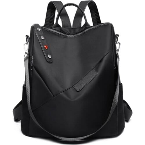 Oxford Women Backpacks Teenage Girl School Bags Fashion Lady Backpack Waterproof and Anti-theft Women Business Bag Girl Book Bag