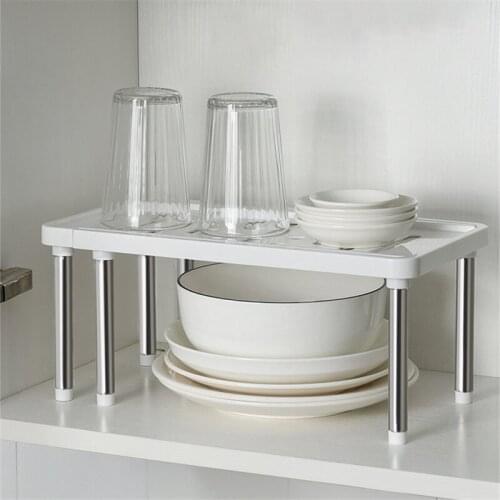 Organizer Storage Shelf Adjustable Home Closet for Kitchen Space Saving Wardrobe Rack Cabinet Holders Home Storage Organizer