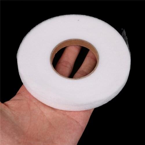 DIY Cloth Apparel White Double Sided 70 Yards 1cm Adhesive Tape Fusible Interlining Fabric Tape Iron On Sewing Accessories