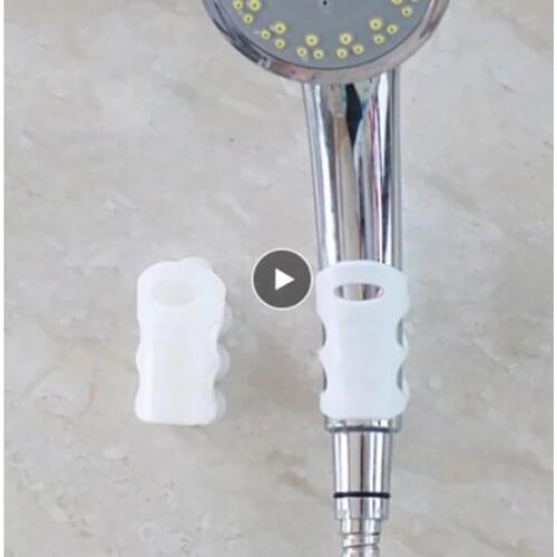 Silicone Shower Head Holder Bathroom Strong Vacuum Suction Cup Handheld Wall Mount Holder Shower Bracket Bathroom Accessories