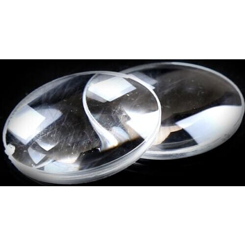 2PCS Dia 25mm BiConvex Ultra Clear Lens For Google Cardboard Virtual Reality 3D VR Glasses