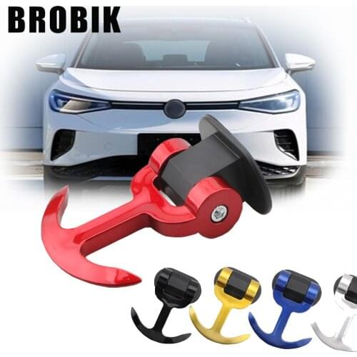 BROBIK Universal Decoration ABS Bumper Car Sticker Adorn Car Simulation Tralier Tow Hook Kit Car Accessories