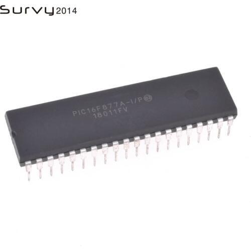 1pcs IC PIC 16F877A PIC16F877A-I/P and DIP40 PIC16F877A PIC16F877 16F877A-I/P MICROCHIP Microcontroller