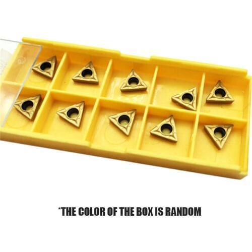 10pcs Internal Turning Tool Carbide Internal Threading Inserts Lathe Cutter for TCMT110204 US735