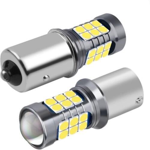 2pcs 1156 BA15S 7506 P21W R10W Super Bright 3030 LED Car Brake Light Turn Signal Bulb Auto Backup Reverse Lamp Red White Yellow