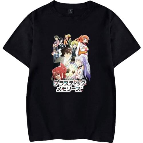 2021 Men Women Fashion Clothing Plastic Memories Harajuku T-shirts Summer Short Sleeve Graphic T Shirts Casual Plus Zise Tops