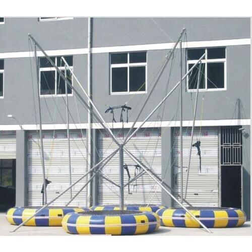 4 stations bungee trampoline