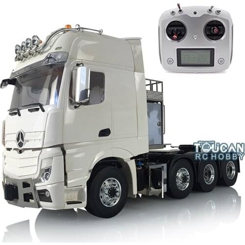 LESU 1/14 Metal Chassis Hercules Cabin W/ Radio Light for DIY Benz Actros RC Tractor Truck THZH0713-SMT3