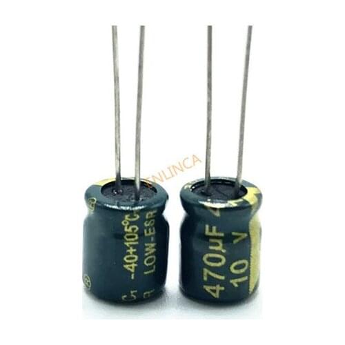 Q22 high frequency low impedance 10v 470UF 6*7 high frequency low impedance aluminum electrolytic capacitor 470uf 10v 20