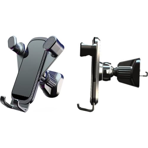 Car Phone Holder Air Vent Mount Clip 17mm Ball Head Cell Holder Universal Car Gravity Mobile Stand GPS Support Car Phone Bracket