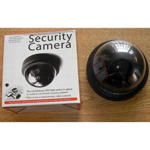 Home Simulated hemisphere security camera monitor 2aa power supply--excluded