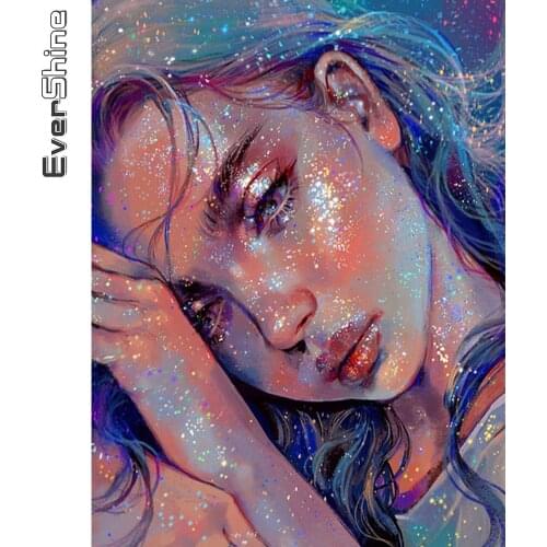 Evershine Diamond Painting Woman Portrait New Arrival Diamond Embroidery Sale Cross Stitch 5D Mosaic Needlework Art Wall Decor