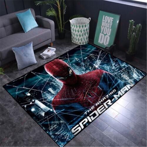 Cartoon 80x160CM Kids Play Mat Washable Spiderman Carpet for Living Room Washable Floor Rug Carpet for Parlor Mat Bedroom