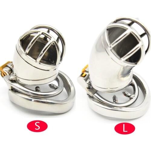 Chaste Bird Male Stainless Steel Cock Cage Penis Ring Chastity Device with Stealth New Lock Adult Sex Toys A271