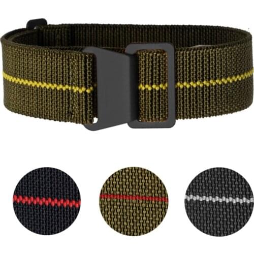 Nylon elastic strap for Samsung Galaxy watch, 20mm 22mm, for Amazfit Nato Watch 3 41 45mm, Parachute bag