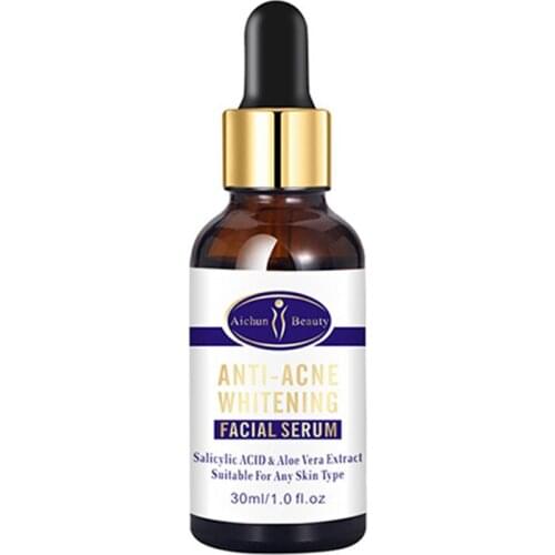 Anti Acne Whitening Facial Serum Purifies Pores Day Cream Fade Acne Marks Moisturizer Skin Cosmestic 30ml Beauty Care Essence