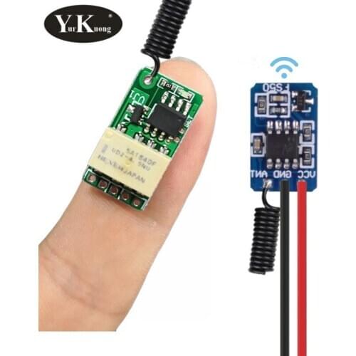 RF Remote PCB Board 1527 433.92MHZ Power on Transmitting Signal for Alarm system Low power consumption Mini Relay Contact Receiv