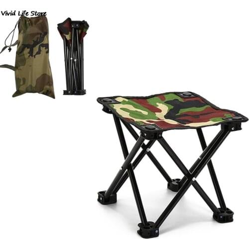 Fishing Camping Picnic Beach Stool Mini Portable Folding Chair Outdoor Travel