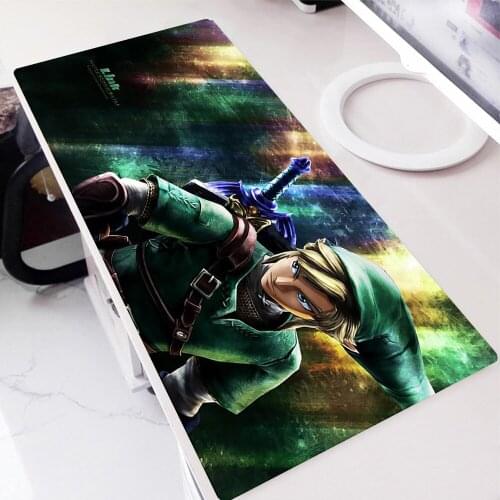 Zeldas Of Legends Extended Pad Mouse Pc Gaming Accessories Mousepad Anime Mat Table Pads Diy PC Gamer Cabinet Mouse for Computer